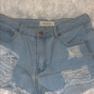 Light Blue PacSun Jean Shorts